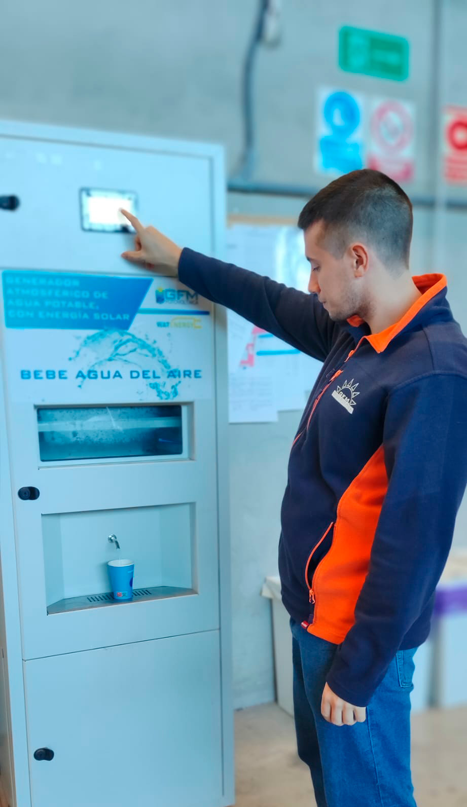 AWG generador atmosférico de agua en GFM